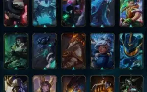 Conta BR 90 skins Todos campeões