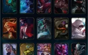 Conta BR 90 skins Todos campeões