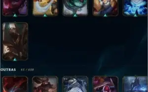 Conta BR 90 skins Todos campeões