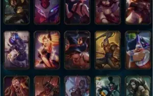 Conta BR 90 skins Todos campeões