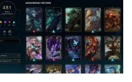 Conta De Lol 481 Skins E Todos Champs
