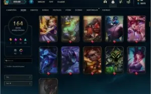 CONTA LOL 🌟 164 SKINS 🌟 149 CAMPEOES