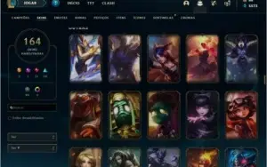CONTA LOL 🌟 164 SKINS 🌟 149 CAMPEOES