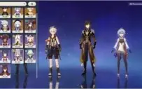 Genshin Impact - A55 Com 6 personagens 5* || 3 Armas 5*