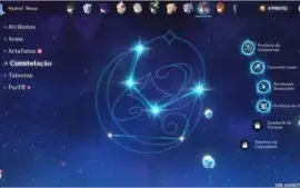 Conta Genshin TOP Chars e Armas 5* e 4* C6 175 Dias Benção