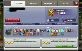 2 EM 1 ( CONTA CLASH OF CLANS + CLASH ROYALE CARTA LENDÁRIA)