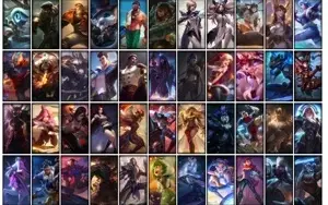 Conta bronze 1 com TODOS os champs e 181 Skins + 800 RP