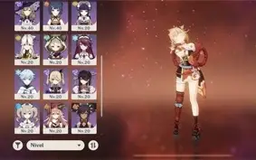 Ar31. yoimiya, Raiden + lança jade, banner garantido pag12