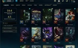 Conta Ferro 3 com 99 Champs e 68 Skins