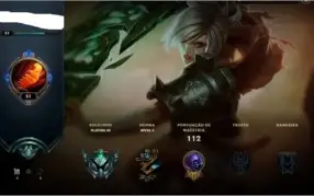 Conta LoL Plat 3 COM LEE SIN PUNHOS DIVINOS