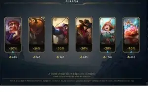 Conta lol level 59