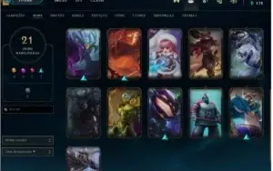 Conta lol level 59