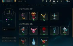 Conta lol mais afundada do que o TITANIC