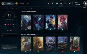 Conta lol mais afundada do que o TITANIC