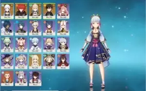 ✨Ayaka, Diluc C1, Zhongli, jean, Benet C3  Ar45✨