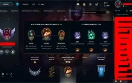 Conta LoL (6 anos) - LvL 223, Skins, Icones, etc.