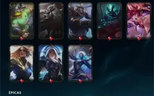 Conta LoL (6 anos) - LvL 223, Skins, Icones, etc.