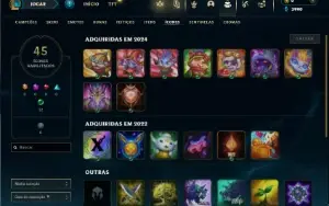Bronze 1 com 30 Champs e 3 Skins ( Mais de 70 Jogos )