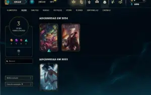 Bronze 1 com 30 Champs e 3 Skins ( Mais de 70 Jogos )