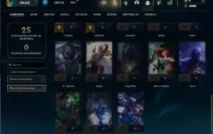 Bronze 1 com 30 Champs e 3 Skins ( Mais de 70 Jogos )