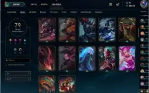 Conta de LoL/Plat 4/141 campeões/29k de ea/Rammus rei