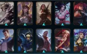 Conta Platina 3 com 261 skins e 30 cromas.