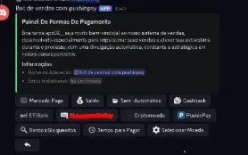 Bot de Vendas Automáticas no DISCORD (Com PushinPay)