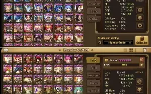 Summoners War Global com 93 Nat5s e 416 mobs 6*