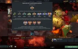 CONTA DOTA 2 LENDA COM PASSE DE BATALHA LEVEL 105 + ARCANA