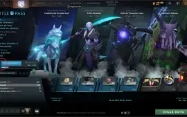 CONTA DOTA 2 LENDA COM PASSE DE BATALHA LEVEL 105 + ARCANA