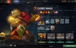 CONTA DOTA 2 LENDA COM PASSE DE BATALHA LEVEL 105 + ARCANA