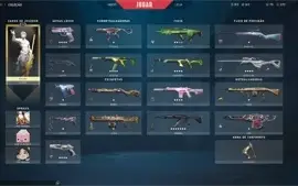 Conta valorant ascendente 1 com skins