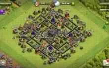 Conta clash of clans CV 9