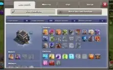 Conta clash of clans CV 9