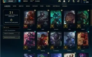 Conta Diamante 2 com 32 Champs e 2 Skins