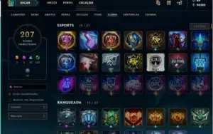 Vendo conta LOL - Platina 4 - TODOS os Campeões
