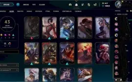 CONTA LEAGUE OF LEGENDS FERRO 2 617RP E 10KEA VARIAS SKINS
