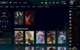 CONTA LEAGUE OF LEGENDS FERRO 2 617RP E 10KEA VARIAS SKINS