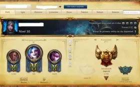 CONTA GOLD 4 - 129 CAMPEÕES 141 SKINS , 6 PÁGINASDE RUNAS