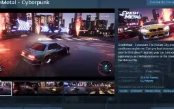 STEAM KEY CrashMetal - Cyberpunk