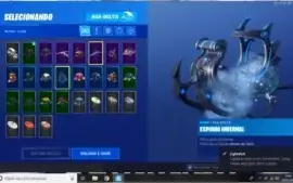 CONTA FORNITE 3 PASSES COMPLETOS, SKINs + 950 VB NA CONTA