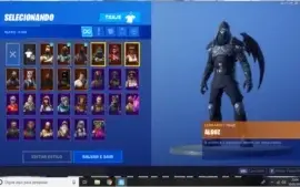 CONTA FORNITE 3 PASSES COMPLETOS, SKINs + 950 VB NA CONTA
