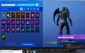 CONTA FORNITE 3 PASSES COMPLETOS, SKINs + 950 VB NA CONTA