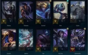 CONTA DE LOL DIAMANTE 2 DROPADA POR INATIVIDADE DO MESTRE
