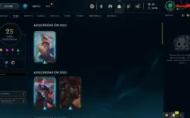 Conta league of legends plat 1 com mmr de mestre