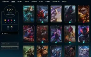 Conta MESTRE League of Legends - 127 Skins