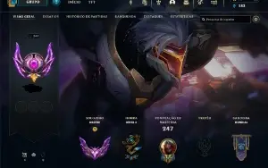Conta MESTRE League of Legends - 127 Skins