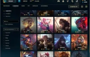 Conta unranked com 116 skins e 150 champs + Kayle Juiza