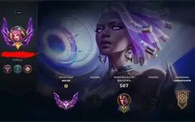 CONTA LOL E VAVA DE 2013 / FULL CHAMPS / MESTRE - 628 SKINS