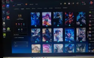 Conta LoL com várias skins lendárias